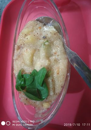 A picture of Yummy uppam.