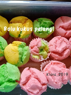 Foto resep Bolu kukus pelangi