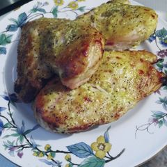 A picture of Honey Mustard Rosemary Chicken Breasts.