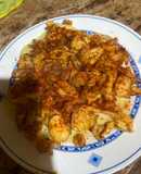 Potón y gambas a la gallega a mi manera