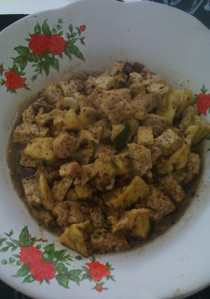Foto resep Oseng telur tahu