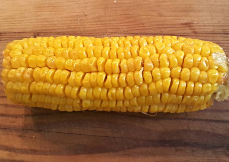 Easiest Way to Prepare Homemade Corn on the cob.