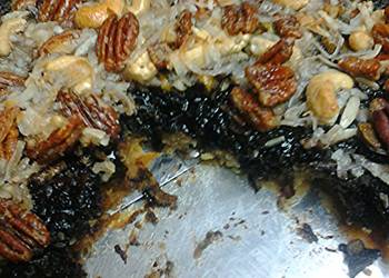 Fast Cooking Methods Dark Chocolate nut tart Delicious and Healthy