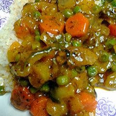 A picture of Indian inspired Vegetables.