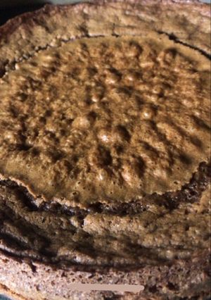 Una foto de Brownie húmedo chocolatoso