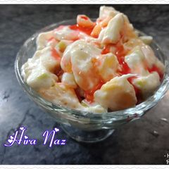 A picture of Creamy fruit Chaat.