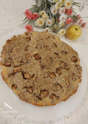 عکسی از دستور کرامبل سیب و گردو