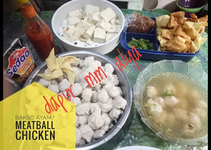 Langkah Mudah untuk Membuat Bakso Ayam / Meatball Chicken Anti Gagal