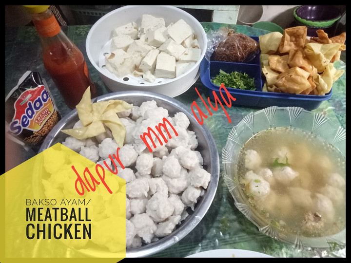 Langkah Mudah untuk Membuat Bakso Ayam / Meatball Chicken Anti Gagal