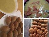 كبه مقليه وشوربة عدس