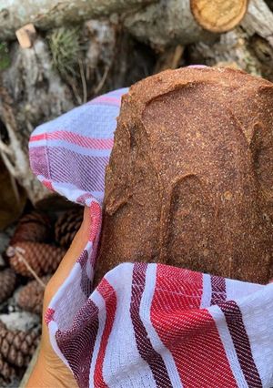 Una foto de 🥖 Pan Payés chato e integral
