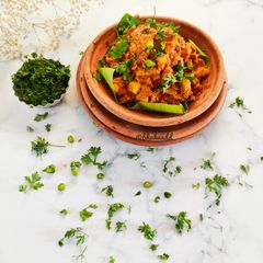 Chicken bharta A picture of Chicken bharta.