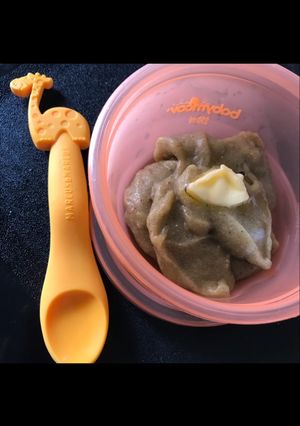 Foto resep Mpasi 6month tepung kacang hijau organik mix kurma with ub