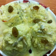 Bread rasmalai A picture of Bread rasmalai.