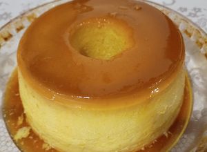 Una foto de Flan de leche condensada