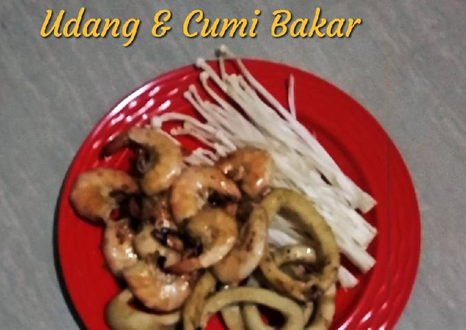 Udang & Cumi Bakar Saus Tiram