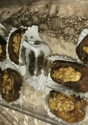 صورة لوصفة تمر محشي جوز كتير طيب
