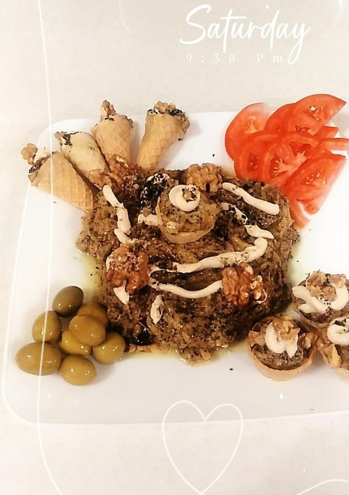 عکسی از دستور کشک بادمجان فوری