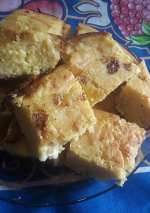 Una foto de Chipa guazú.🌽