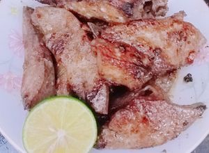 Hình của món Gan lợn rán thơm bùi ngon miệng.