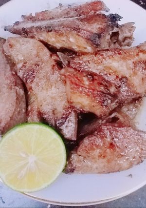 Hình của món Gan lợn rán thơm bùi ngon miệng.