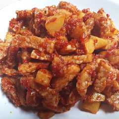 รูปของ Tempe kentang balado