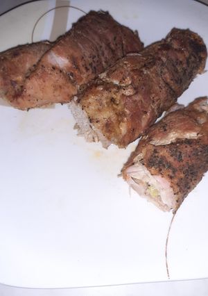 O poză a rețetei #calendar. Ruladă de porc cu cașcaval.