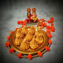 A picture of Mawa modak.