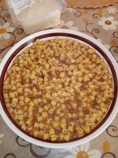 صورة لوصفة معكرونه بالعدس (Pasta)