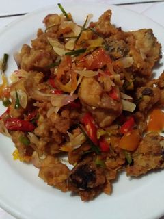 Foto resep Ayam goreng tepung sambel matah