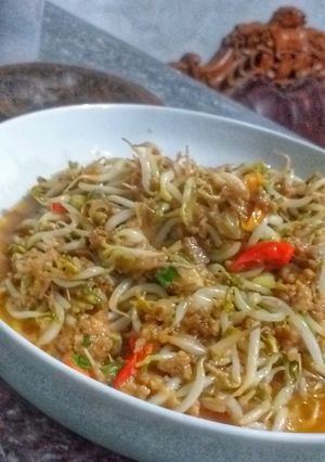 Foto resep Cah toge oncom.