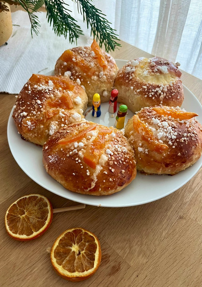 Una foto de Roscón de Reyes paso a paso en 3 días