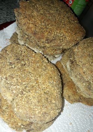 Una foto de Milanesas de lentejas
