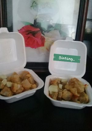 Foto resep Tahu bakso geprek pedas gurih..