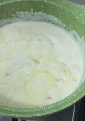صورة لوصفة لبن معقود