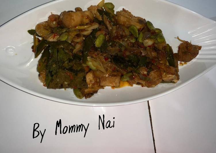 Udang Tahu Tauco Cabe Ijo