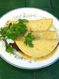 Tacos de champignons en mole