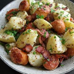 German Potato & Sausages A picture of German Potato & Sausages.