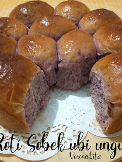 Foto resep Roti Sobek Ubi Ungu