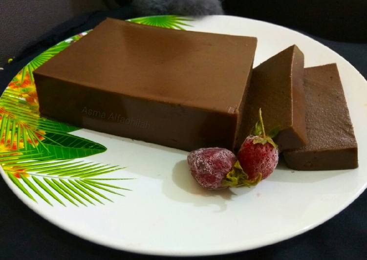 Resep Puding Brownies Coklat (Nyoklat Bangeetttt 😍) Anti Gagal