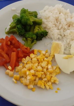 Una foto de Ensalada colorida