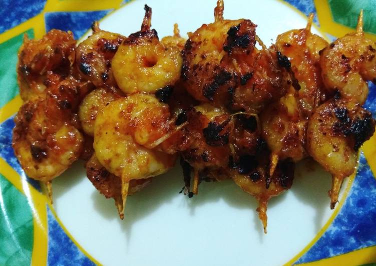 Udang Bakar Saos Madu