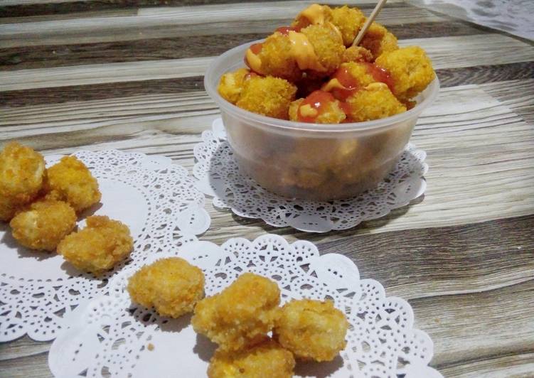 Cara Gampang Membuat Tahu pom pom crispy, Menggugah Selera