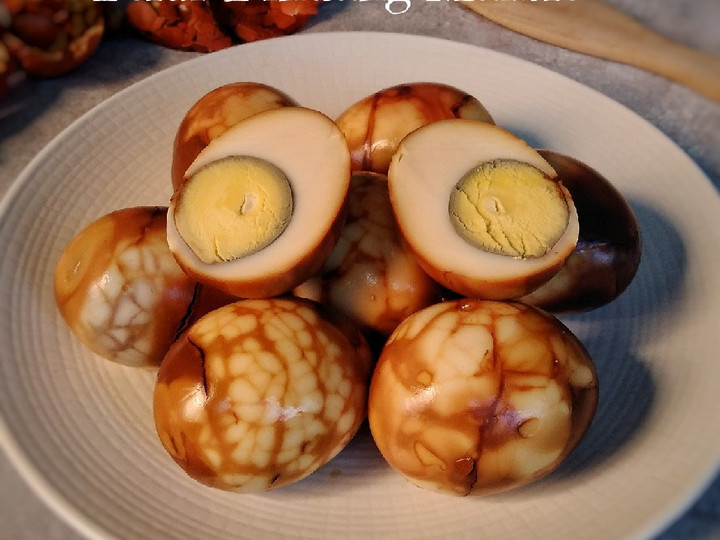 Ini dia! Cara gampang buat Telur pindang marble hidangan Idul Adha yang istimewa