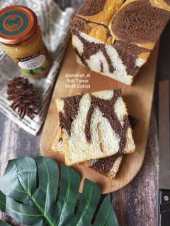 Foto resep Roti Tawar Motif Coklat