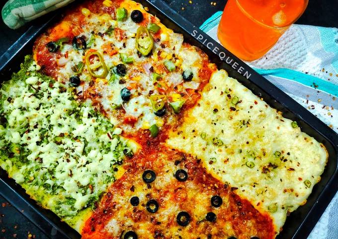 Step-by-Step Guide to Make Super Quick Homemade 4 in 1 Pizza