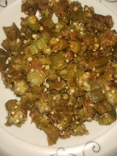 A picture of Bhindi / Lady finger.