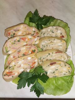 Sajtos tekercs recept fotója