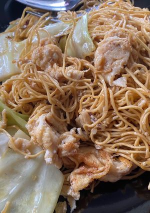 รูปของ บะหมี่ผัดกะหล่ำไข่