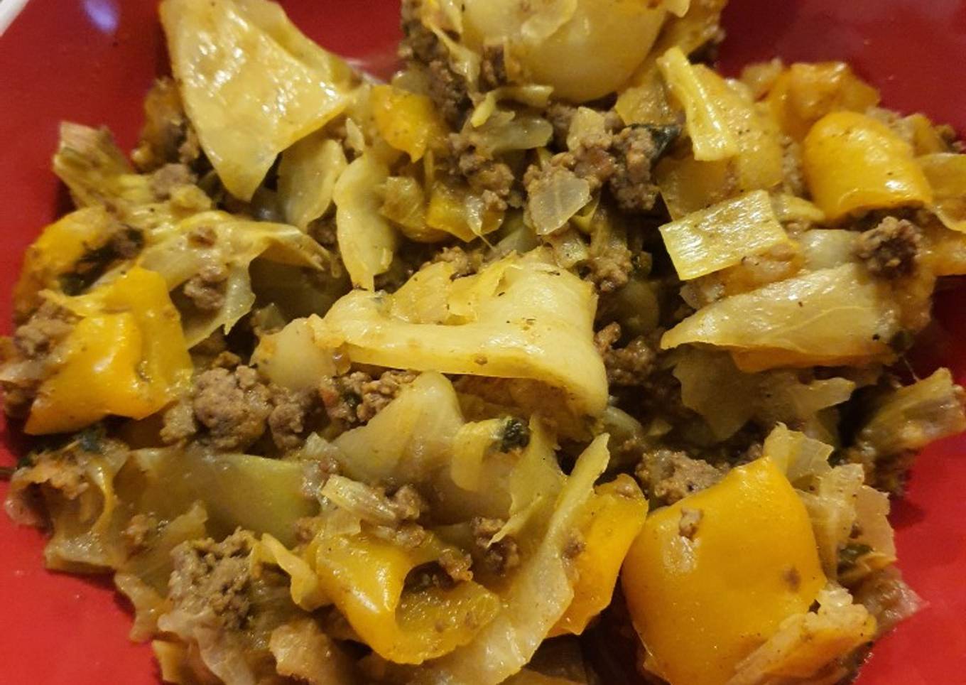 Potee de viande hachée et légumes